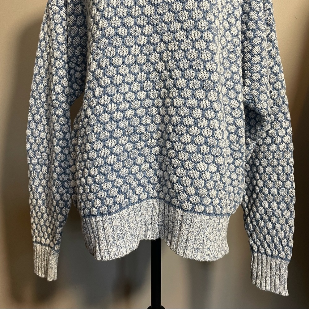 Cape Isle Knitters Vintage Chunky Knit Sweater Textured - Picture 5 of 8